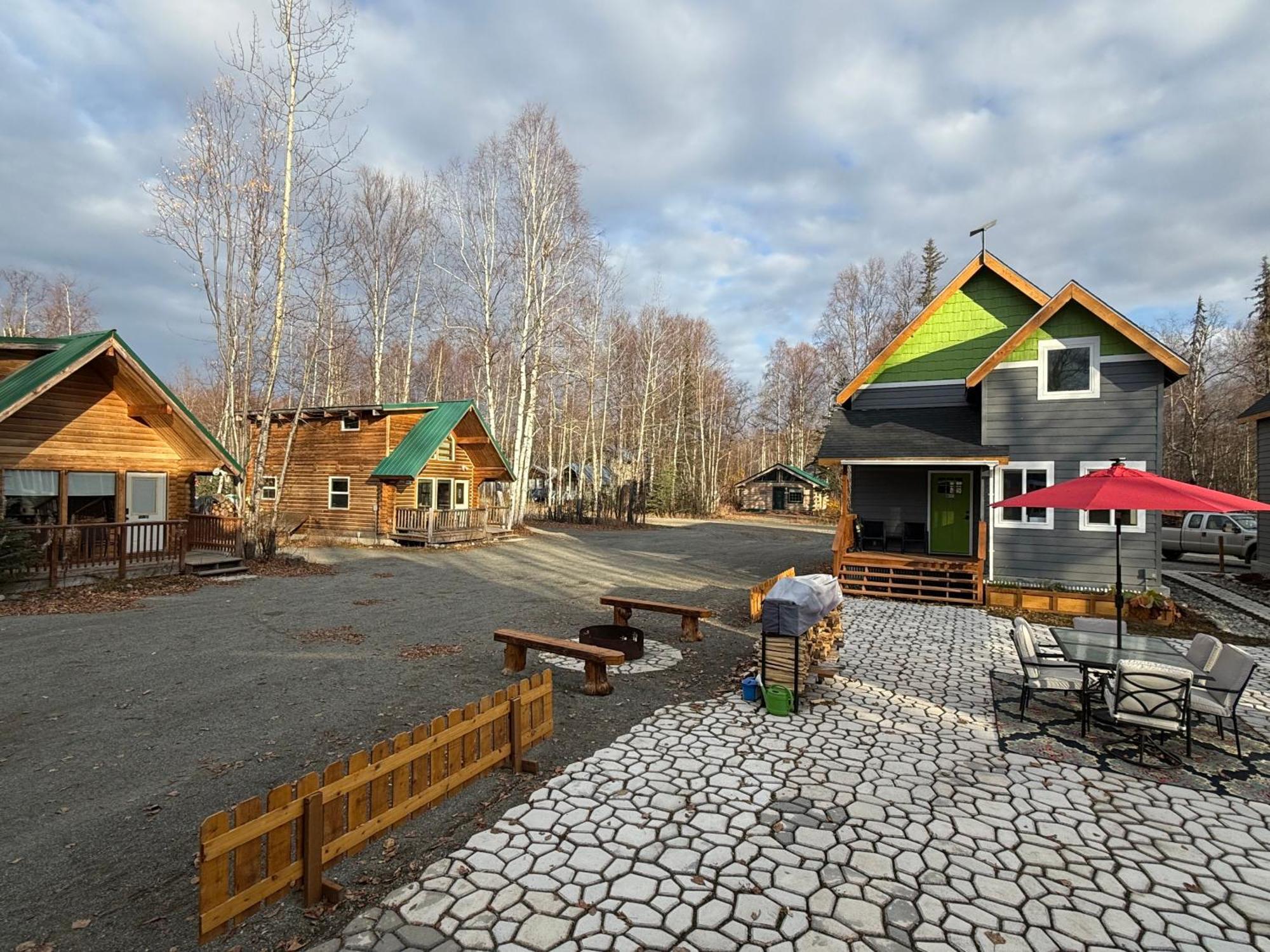Talkeetna Log Cabin With Hot Tub Unit 2 Ngoại thất bức ảnh