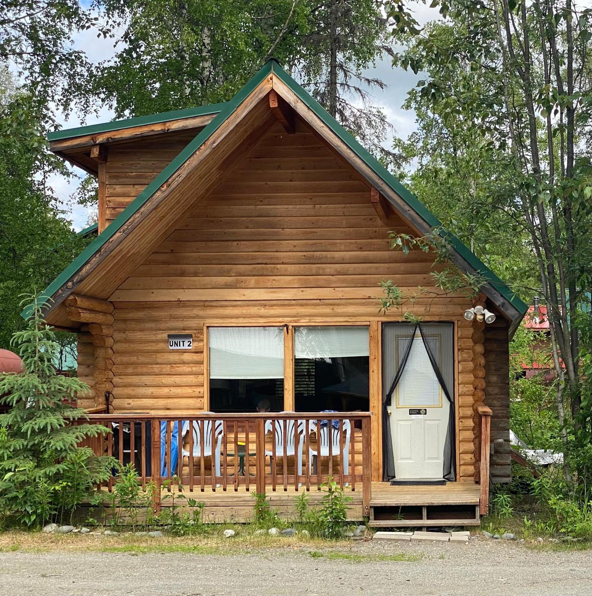 Talkeetna Log Cabin With Hot Tub Unit 2 Ngoại thất bức ảnh