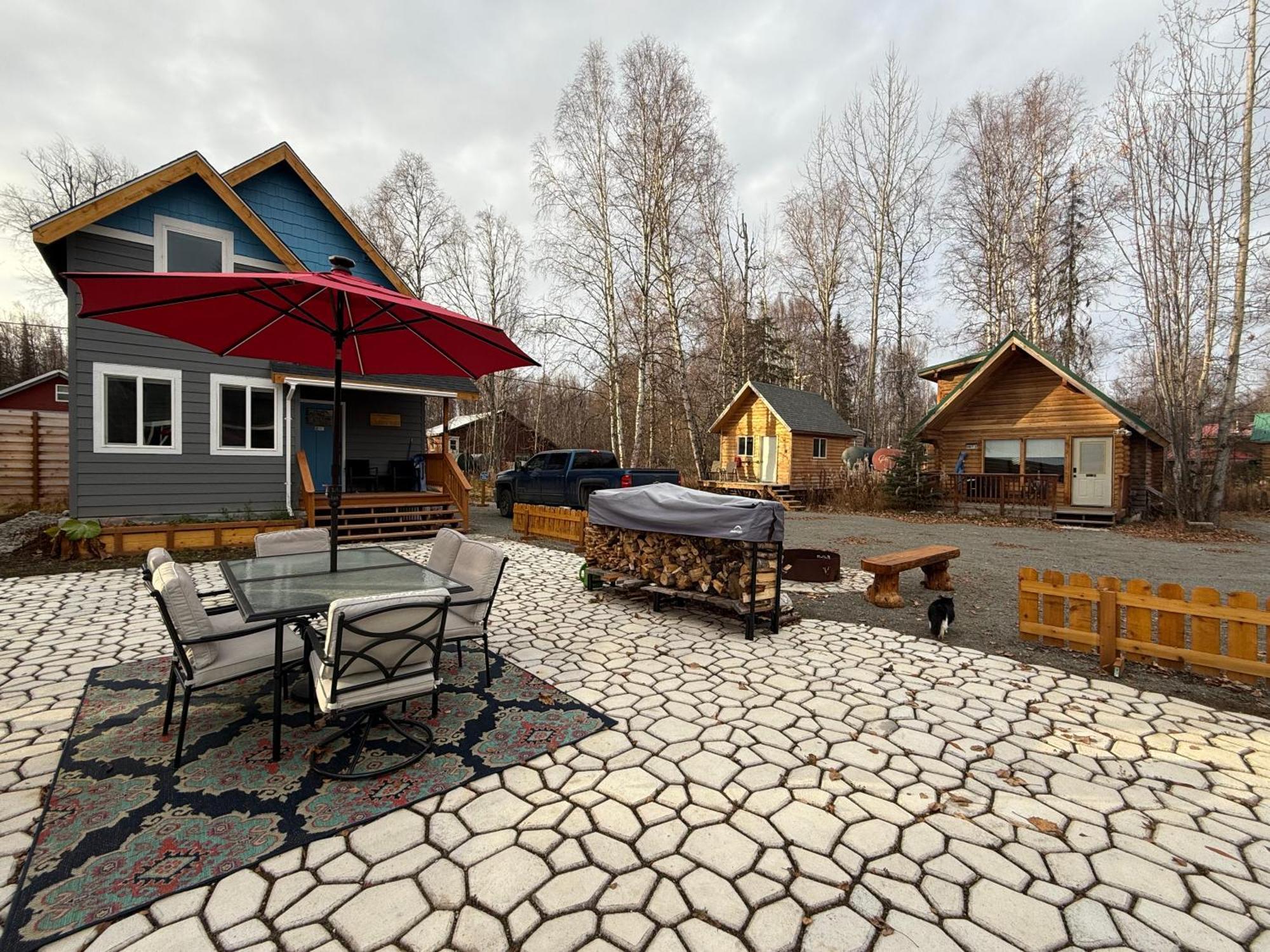 Talkeetna Log Cabin With Hot Tub Unit 2 Ngoại thất bức ảnh
