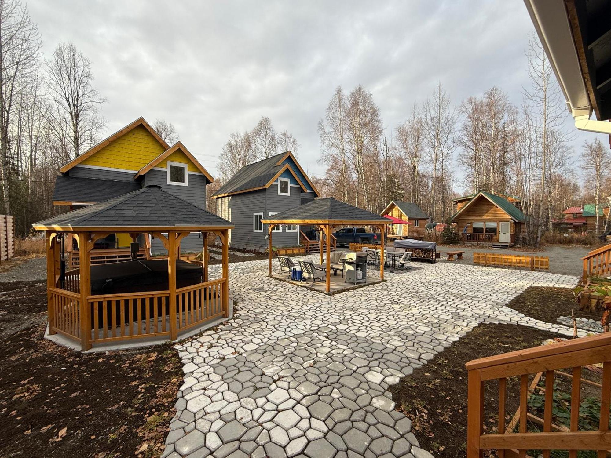 Talkeetna Log Cabin With Hot Tub Unit 2 Ngoại thất bức ảnh